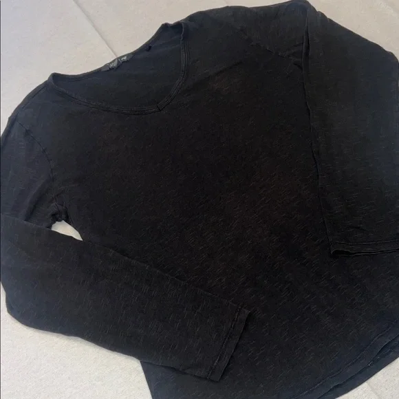 Toad&Co Marley II Black Long Sleeve Top - Picture 2 of 11